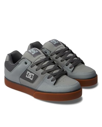 DC Shoes Herren Pure-Leather Shoes for Men Sneaker, Carbon Gum,43...