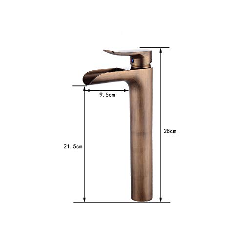 Robinet de salle de bain cascade mitigeur de cuisine eau froide chaude - 6