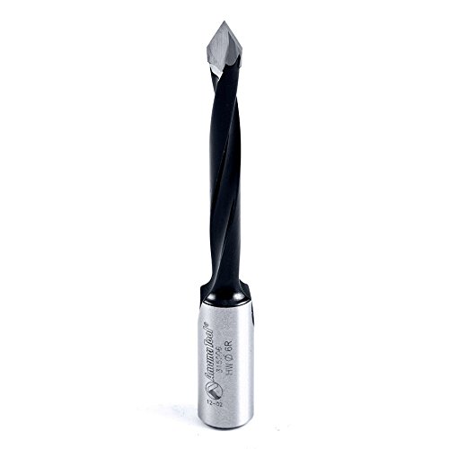 Amana Tool - 315090 Carbide Tipped Through-Hole Boring Bit R/H 9mm Dia x 77mm Long x 10mm