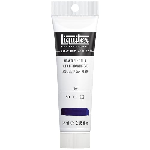 Image of Liquitex Professional Heavy Body Acrylic Paint, 2-oz Tube, Indanthrene Blue