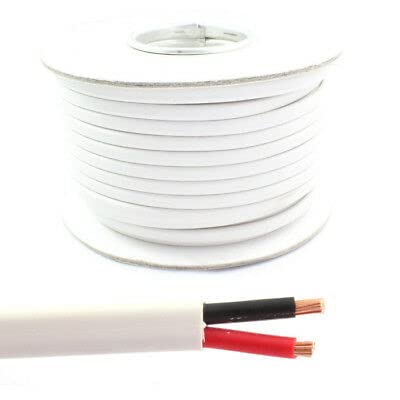 25feet PVC Round Copper wire 1sqmm 2 core for electrical equipment extension cord connections 1100W White