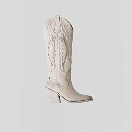 Bronx Bottes en Cuir Femme New-Kole Western