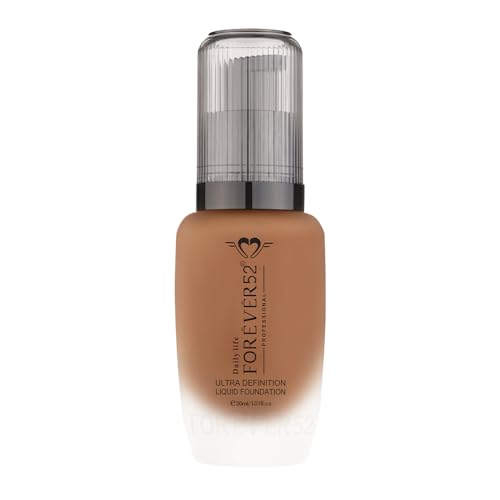 Image of Daily Life Forever52 Ultra Definition Liquid Foundation|24H Wear, Medium to Full Coverage, Pore-Minimizing & Mattifying, Long Lasting, Anti-Aging, Satin Finish| All skin type - Caramel (FLF004) 30ml