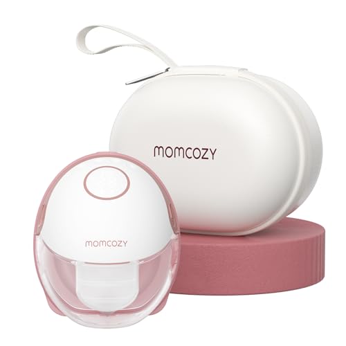 Image of Momcozy Breast Pump Hands-Free Mobile Style Wearable M6 24mm, 1Pc Cozy Red