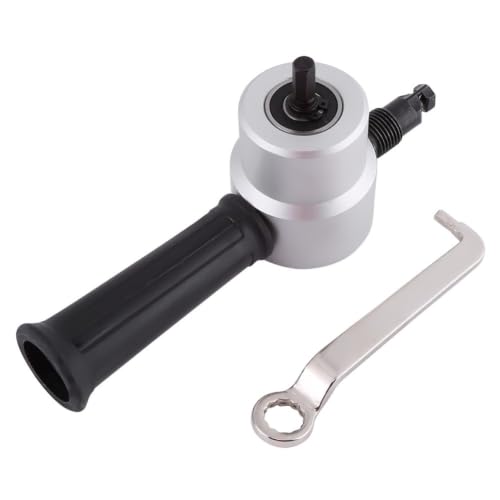 Power Drill Nibbler Attachment, Double Head 360 Degree Adjustable
