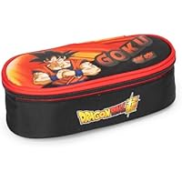 DRAGON BALL SUPER - Estuche Escolar Ovalado Oficial Dragon Ball,