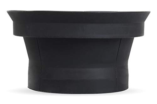 Image of NVX XBAF525 2 Piece Universal 5.25 inch Silicone Rubber Speaker Baffles with Self Adhesive Foam Base Pad