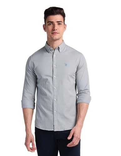 Image of U.S. Polo ASSN. Men's Cotton Regular Fit Shirt