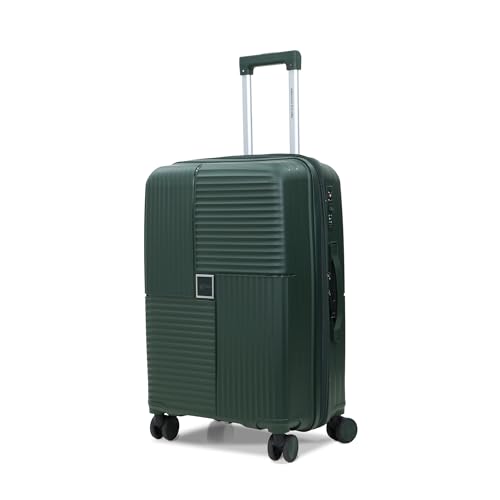 Image of AMERICAN TRAVELLER Explore Luggage Trolley Bags Single | Large (28) | Polypropylene Durable Hard Shell | TSA Type Lock | 360 Disc Spinner Wheels | Expandable Suitcase | Telescopic Handle.
