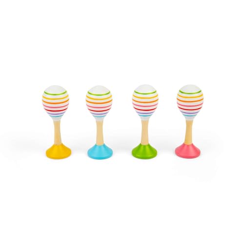Maracas Junior Bigjigs Toys en bois pour l'éveil musical de vos enfants