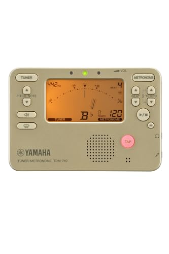 Qual o Melhor Violão Yamaha de 2025? Melhores Ranking 17 Yamaha TDM-710GL Tuner Metrônomo Gold Tuner Metrônomo pode ser usado simultaneamente com sintonizador e metrônomo para prática diária, função de retorno de som