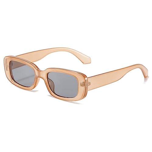 Lunettes de soleil rectangulaires femmes MUTYNE style vintage rétro et protection anti-UV400