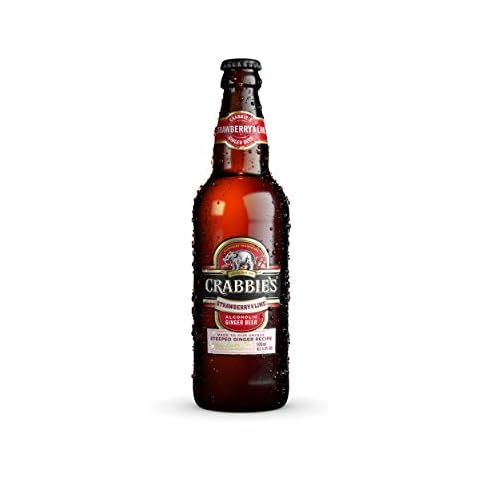 Crabbie's Strawberry & Lime Alcoholic Ginger Beer, 12 x 500ml Cover