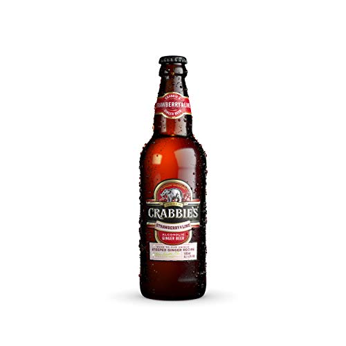Crabbie's Strawberry & Lime Alcoholic Ginger Beer, 12 x 500ml