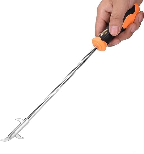 SAMP 2 in 1 Car Tire Stone Cleaning Hook, Tire Groove Stones Removing Tool, Tyre Stone Picker for Motor Bike Truck Car, Tire Protector Repair Tools with Solid Rubber Handle (1)