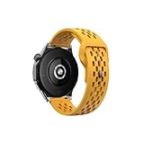 Bracelet en silicone for montre Fossil (18 mm, 20 mm, 22 mm) for Nokia Steel(4-Yellow,22mm) Bracelet en silicone for montre Fossil (18 mm, 20 mm, 22 mm) for Nokia Steel(4-Yellow,22mm)