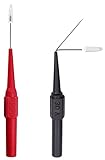 Extra-Thin Multimeter Test Leads, 0.7mm Probes, Back Probe Kit, Circuit Tester Pins for Banana Socket Plug, Non-Destructive Insulation Wire Piercing Lead