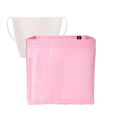 Zoomoni Silky Purse Organizer for Celine Small Bucket Cuir Triomphe (Handmade/4 Color Options) [Silky Satin, Silk Liner, Insert, Shaper]
