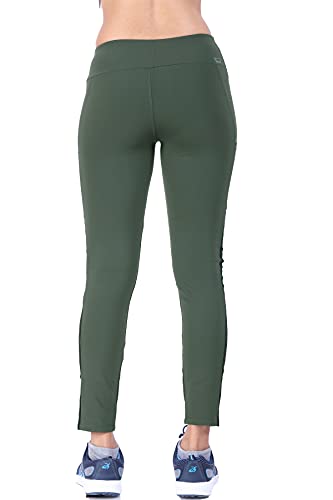 Image of Women's JUST-Dry Ankle Length Gym Workout Yoga Fitness Active Sports Pants