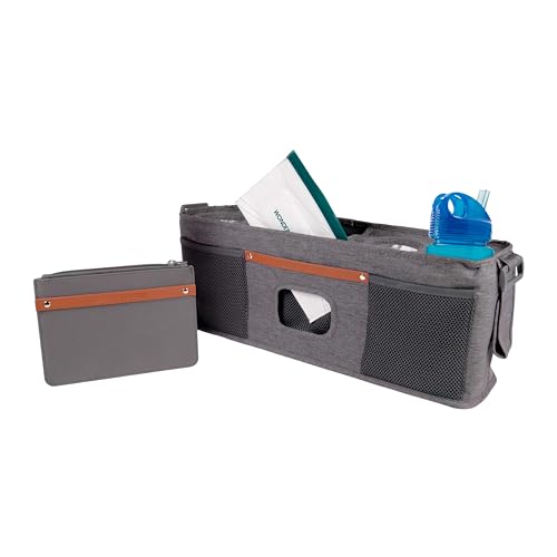 Universal Stroller Organizer with Insulated Cup Holders