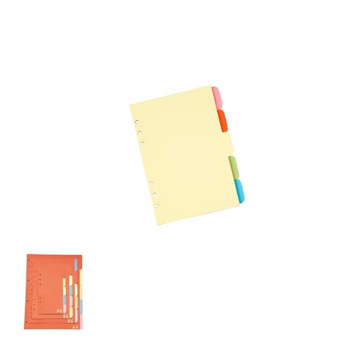 バインダー プラス インデックスシート 紙 10個入り a7 仕切りカード 6穴 学校 文具 書類整理 オフィス用品 カラー