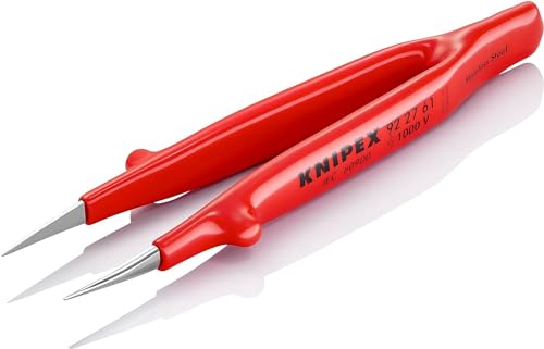 Brucelles isolées Knipex 92 27 61 avec finition surmoulée - 4