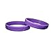 Purple Ribbon Wholesale Pack Silicone Bracelets/Wristbands for Alzheimerâ€™s, Domestic Violence, Epilepsy, Pancreatic Cancer, Lupus, Crohnâ€™s Disease Awareness â€“ Perfect for Support Groups and Fundraisers (2 Bracelets)