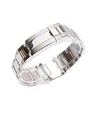 904L Stainless Steel Folding Clasp Bracelet Strap Accessories 20mm