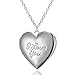 Jesscasday Heart Box Pendant Necklace Vintage Fashion Jewelry Locket Necklace For Women Men Christmas