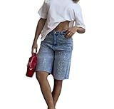 Style Y2K : short en denim taille haute avec un charme rétro distinct, parfait pour le look tendance des années 2000.