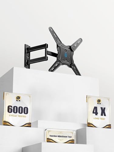 undefined Pipishell Full Motion TV Wall Mount for 26-65 inch Flat or Curved TVs up to 77 lbs, TV Bracket Wall Mount with Articulating Arms, Extension, Tilt, Swivel, Leveling, Max VESA 400x400mm, PIMF7 の商品画像 6