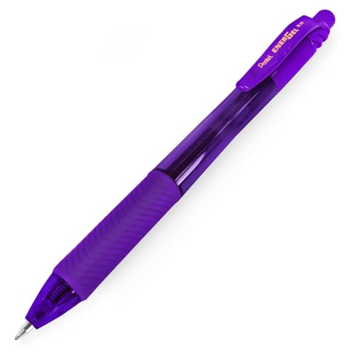 Bolígrafo Pentel EnerGel X BL107 tinta líquida morada 0.7mm miniatura 2