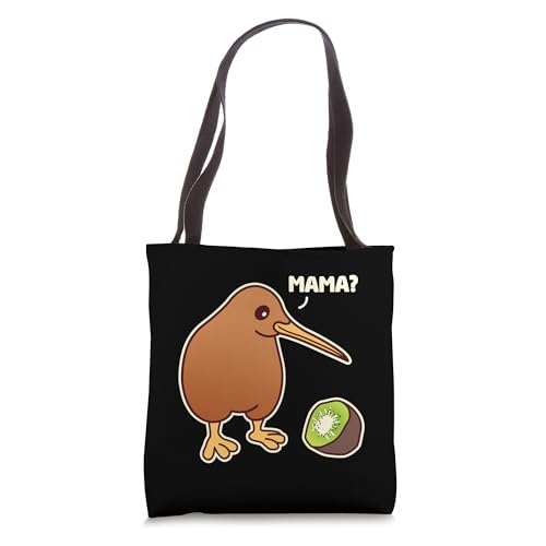 Bolso tote con diseño de kiwi neozelandés miniatura 1