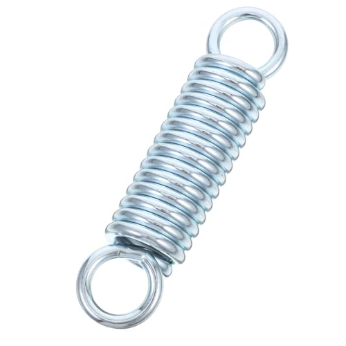 FRCOLOR Resortes de Extensión Galvanizados de Acero al Carbono para Sillas Colgantes y Columpios de Porche, Alta Resistencia y Confort Mejorado para Uso Exterior