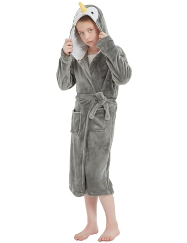 Girls Robe Hooded Boys Animal Bathrobes Children Birthday Christmas Gifts2