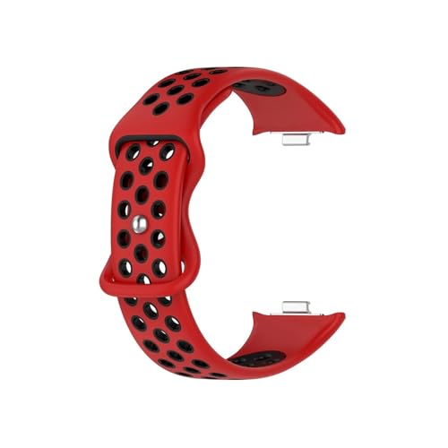 [LOKLNEYK] 2�F�V���J�Q���x���g�ɓK������Redmi Watch 4/Xiaomi band 8 9 Pro(1 Red Black,For Redmi watch 4)