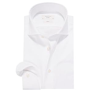 Profuomo Overhemd Heren Royal Twill No.6 Wit