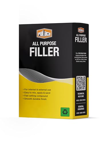 Palace All Purpose Filler 1.5KG - Fast Setting & Easy To Mix Repair Compound for Cracks Holes & Surface Repairs