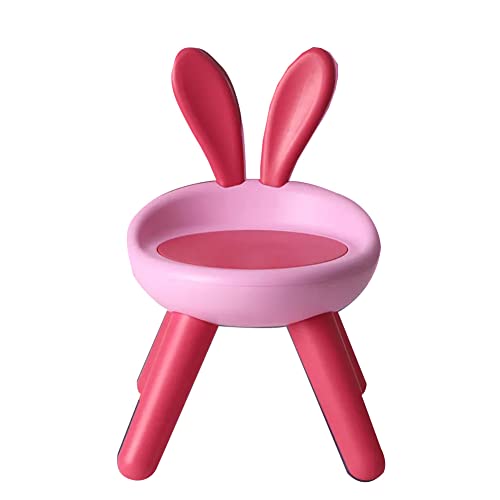 子供用スツール椅子背もたれ椅子プラスチックベンチ滑り止め幼稚園赤ちゃん小さな椅子ホームコールチェアシート (ミロパウダー,レギュラーチェア)