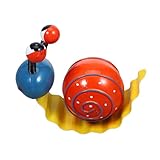 Figurine d'escargot en métal - adoptant un matériau en fer et résistant à l'usure, qui vous permet d'utiliser pendant très longtemps, figure d'escargot de jardin