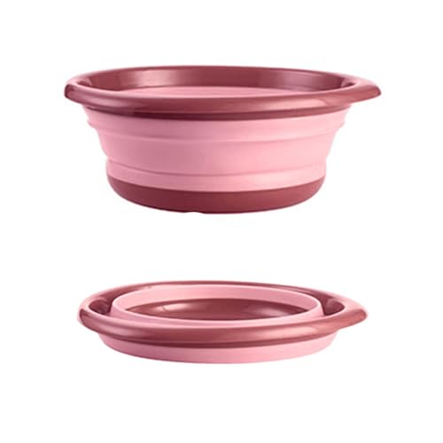 Barreño Plegable | Lavabo Plegable | Lavabo para Lavabo | Cuenco De Lavado Plegable Grande Multifuncional para Lavavajillas, Camping, Senderismo, Pesca