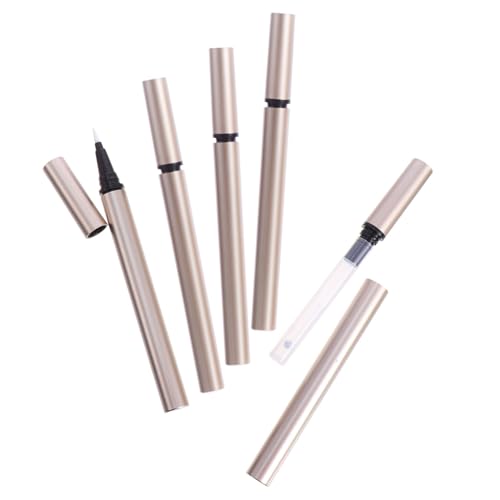 LIFKOME 5 piezas Tubos Vacíos para Delineador Líquido Recargables Botellas DIY para Maquillaje de Ojos Contenedores Portátiles y Antiderrame