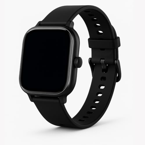 Slim Fitness Tracker Watch - Heart Rate Monitor, Time Display, Comfortable Silicone Band for Daily Use, Music Control, Find your Phone, Camera Control, Weather, Touchscreen, No GPS, 10+ Watch Faces