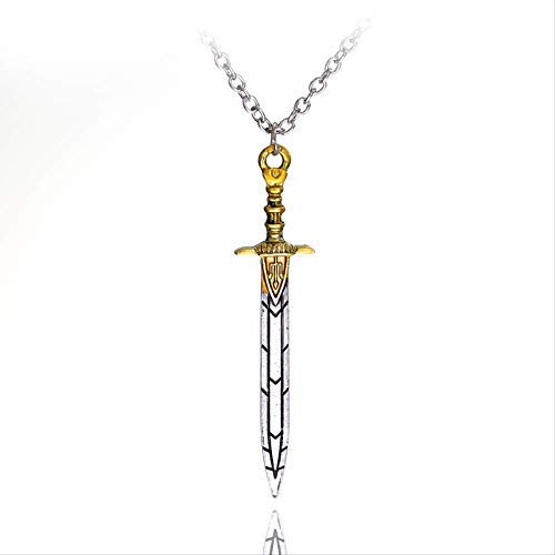 VAWAA Percy Jackson Halsketting Marine Monster zwaard hanger halsketting lang collier sieraden voor dames mode choker halsketting