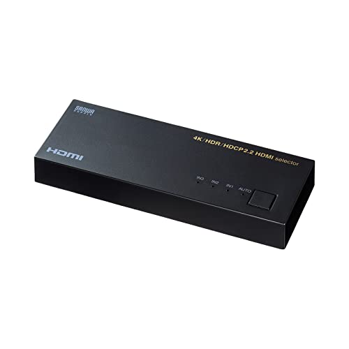 サンワサプライ(Sanwa Supply) 4K・HDR・HDCP2.2対応HDMI切替器(3入力・1出力) SW-HDR31LN