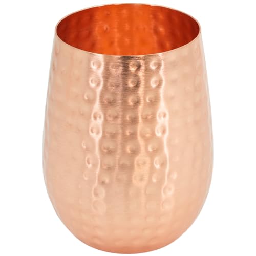 SEIDO 純銅マグカップ 槌色-TSUCHIIRO- ハンドル無し 500ml