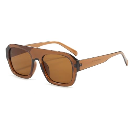 Lunettes de soleil rectangulaires unisexe pour protéger les yeux