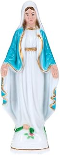 PRETYZOOM Madonna Virgin Mary Statue Figurine Catholic Our Lady of Grace 3pcs Tabletop Figurine Luminous Light up Roman Catholic Sculptures Resin Tabletop Statue Figure Our Lady of Lourdes