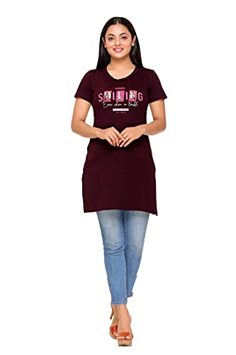 Image of Duchess Regular Fit Women Stylish Long Top | Tshirt for Women