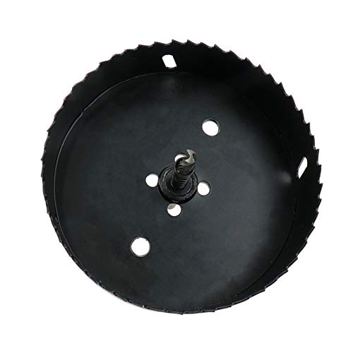 Image of Hole Saw 5-inch Dia Hole Cutter Drill Bit for Drilling Holes in Wood, Plastic, Drywall, Thin Metal